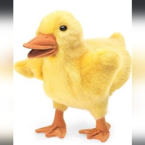 Folkmanis Duckling Hand Puppet, Yellow, 1 EA (2922)